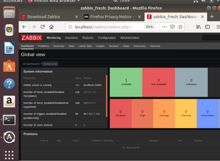 Zabbix mac os настройка